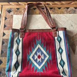 ⭐️ Women’s Montana West Southwestern Canvas Tote - NEW! ⭐️